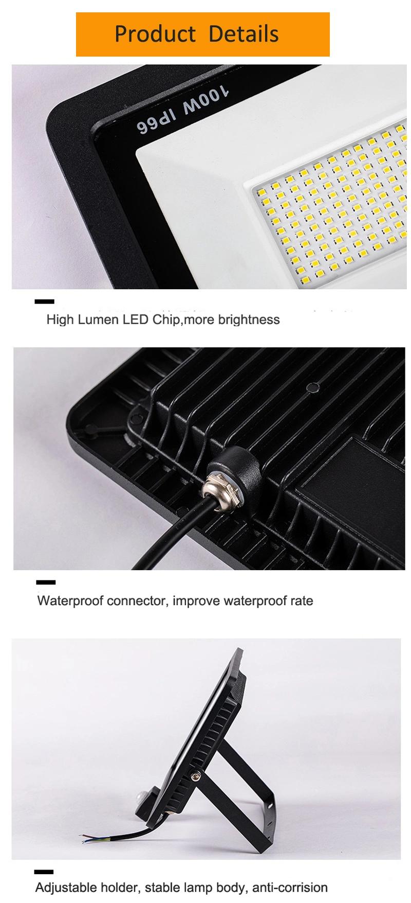 IP66 Outdoor Lighting Waterproof Floodlight 50W 100W 150W 200W Residential SMD Lamp LED Flood Lights