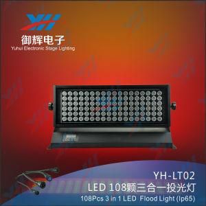 Professional Stage Lighting 108*3W RGBW Waterproof IP65 LED Flood Light Outdoor LED Wall Washer