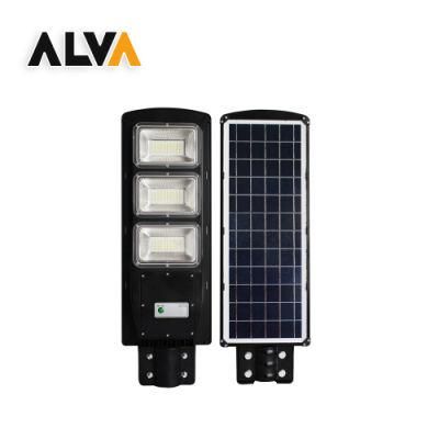 Outdoor IP65 All in One Polysilicon Panel 60W SMD Solar Street Light LED