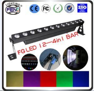 12PCS 4 in 1 RGBW IR Remote Control LED Wall Washer Light