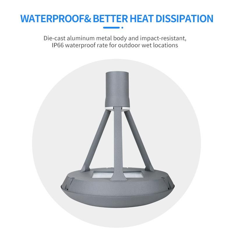 CE RoHS Certified LED Garden Lamp LED Outdoor Lighting Light Aluminium Outdoor Lights IP66 LED Garden Light with 5years Warranty