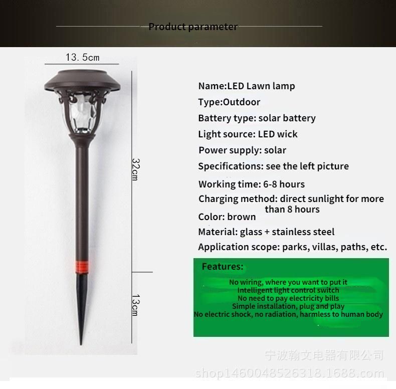 IP65 Waterproof Outdoor Post Top Area Lighting LED Garden Light