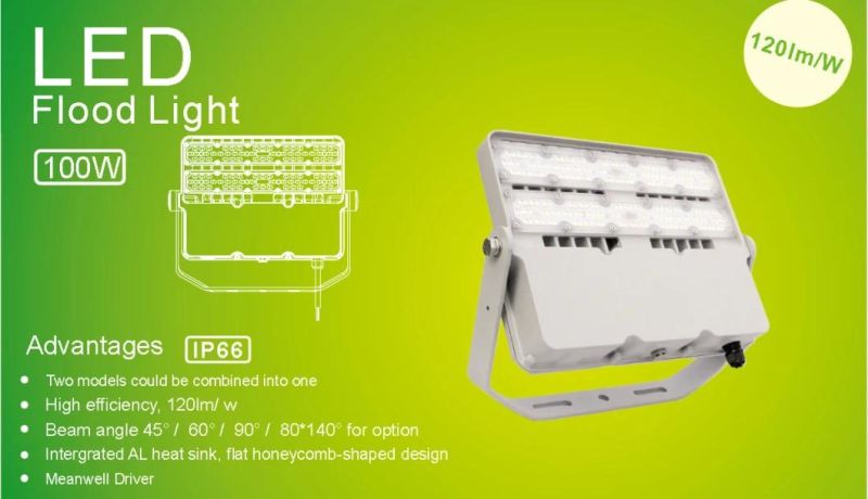 100W 200W 300W 400W 500W Best Price LED Outdoor Spotlight Flood Lighting IP66 with 5 Years Warranty