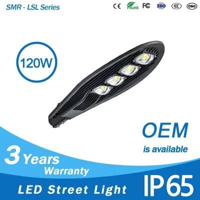 COB LED 150lm/W LED Mean Well Driver 120W LED Street Light