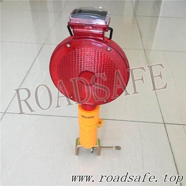Plastic Safety LED Strobe Warning Lamp High Reflective / Barricade Cone Light
