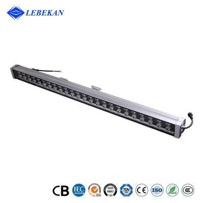 China Manufacturer Outdoor Indoor Waterproof RGB 18W 24W 36W LED Dynamic Wall Washer Linear Light
