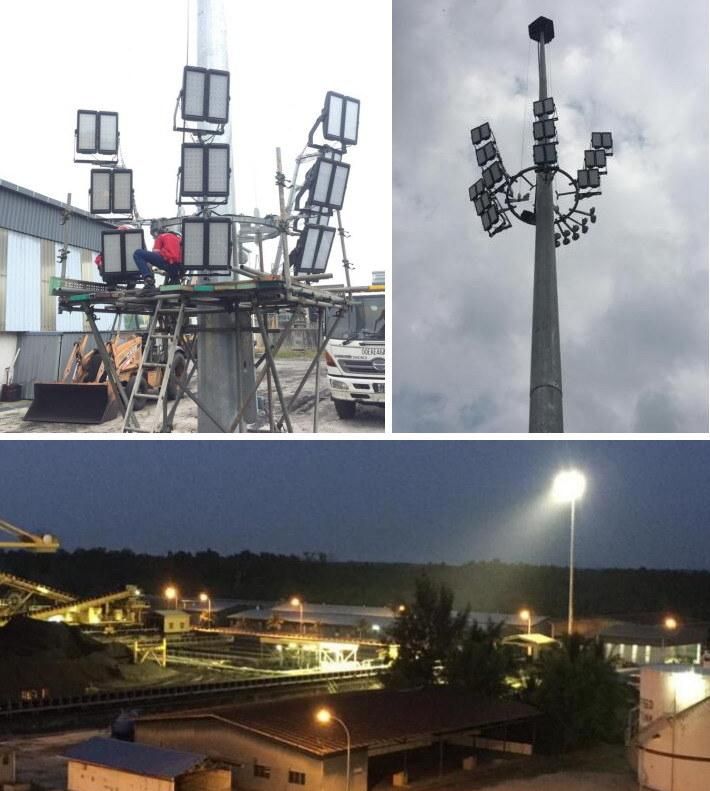 15/30/45/60 Beam Angle Outdoor High Mast Square LED Light