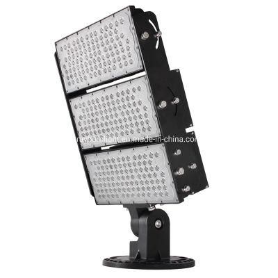 SMD5050 160lm/W Adjustable Outdoor Spotlight Sport Stadium 600W 800W 1000W LED High Mast Flood Light