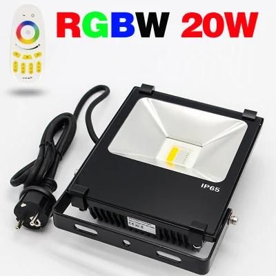 2019 Newest RGB 20W LED Flood Light, 5 Years Warranty RGB LED COB Flood Light