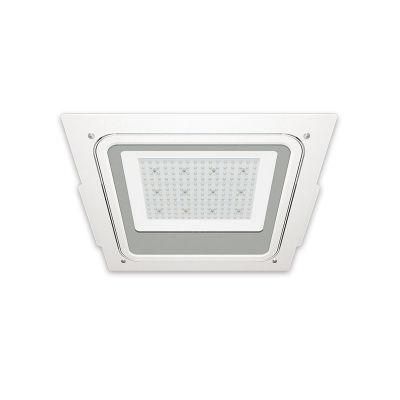 120W Recessed LED Canopy Light for Gas Station Lighting with Atex CE RoHS