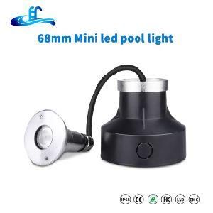 DC12V RGB 316ss Mini Recessed IP68 Waterproof Mini LED Pool Lighting with Edison LED Chip