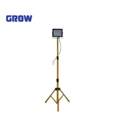 1*10W Waterproof Outdoor LED Floodlight with Tripod and Rubber Cable with Plug