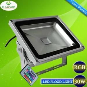 30W Hotsale CE/RoHS IP65 Epistar RGB LED Flood Lights