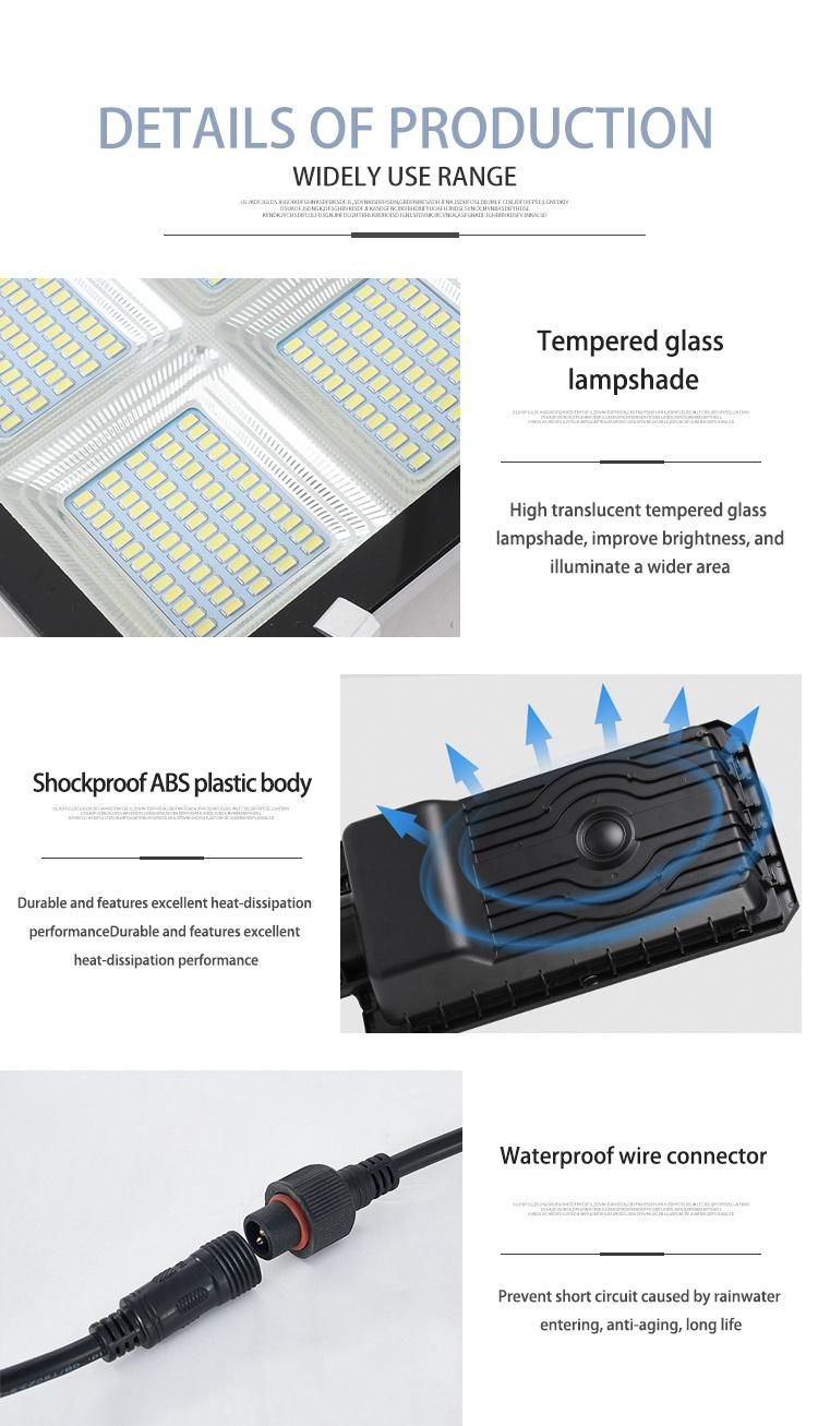 High Lumen Outdoor Lighting 150W Solar LED Street Light