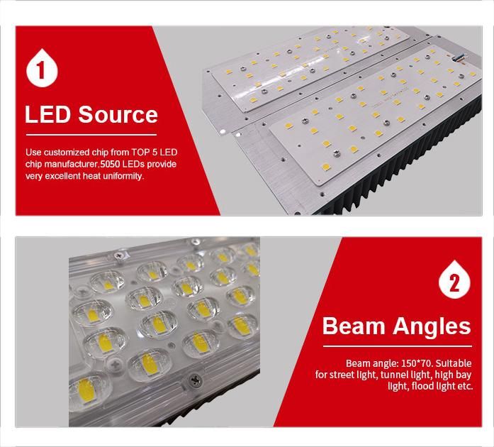 5050 SMD LED Light Retrofit Kit Module for 90W 100W 150W 200W Street Lighting LED Modules