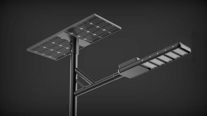 Rygh-Zc-100W IP66 100W 5 Modules IP66 Outdoor Waterproof Semi-Integrated Separate Panel Type LED Solar Street Lights