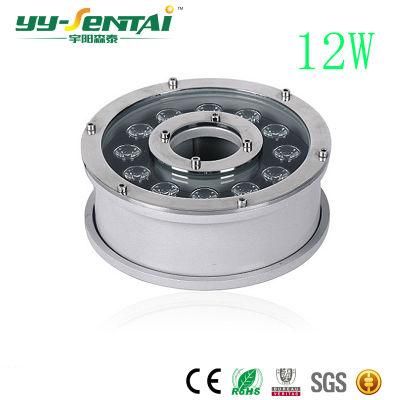 12W IP68 LED Underwater Light with Stainless Steel Lamp Body