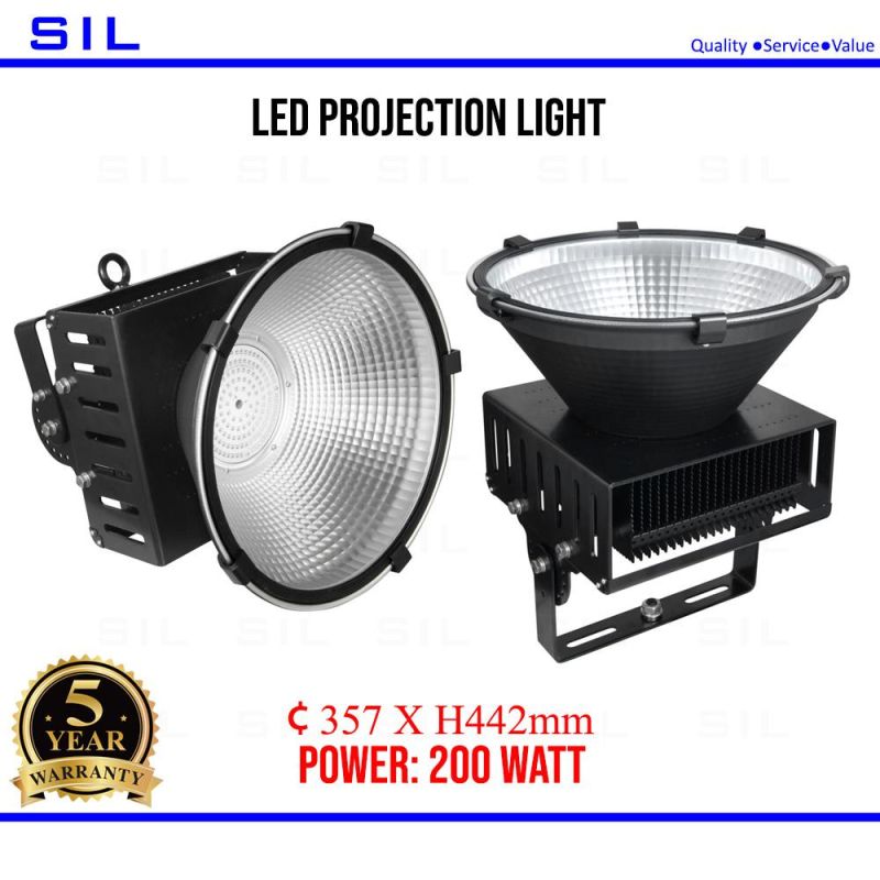 5 Years Warranty 300W LED Flood Light IP65 LED High Mast Lamp Sports Stadium Lighting 300W Flood Lamp