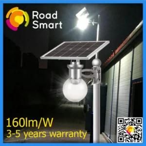 Integrated Solar LED Street Post Light with Monocrystalline Panel