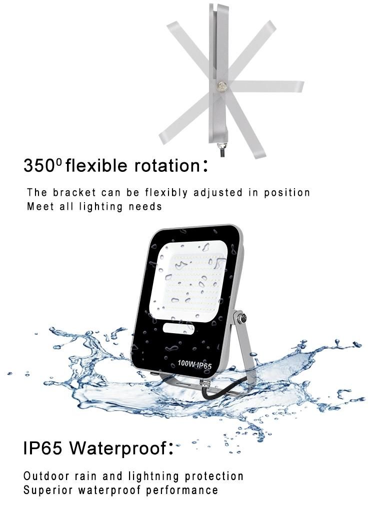 Projector Lamp 100watt 150watt LED Floodlight Driverless Outdoor LED Flood Light Modern Style