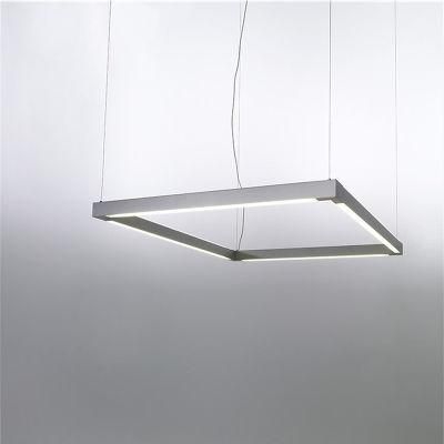 O New Style Bedroom Bedside Pendant Lamp Black Rectangles Chandeliers