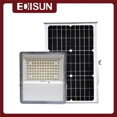 Solar LED Floodlight Time Controlled Light-Operated and Control Polycrystal