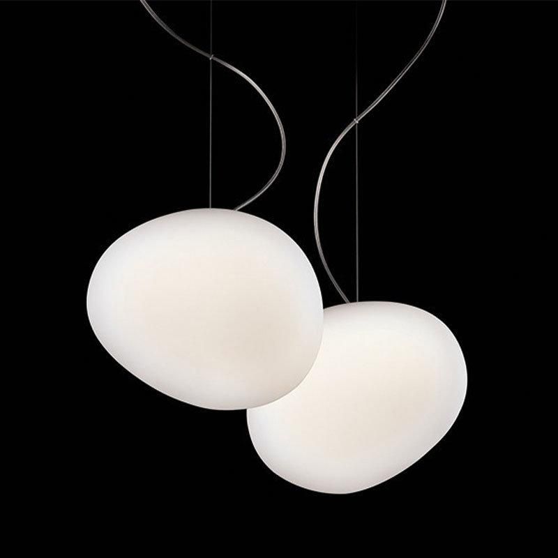 2022 Restaurant Decoration Modern Lights Living Room LED Suspension Lamps Glass Ball Pendant Chandelier