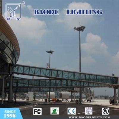 Baode Lighting 15m High Mast Lighting Tower with Automatic Lifting System