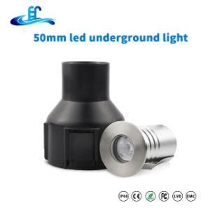 Aluminum IP65 Waterproof 3W Outdoor Corner Underground Lamp RGB Garden Inground Light