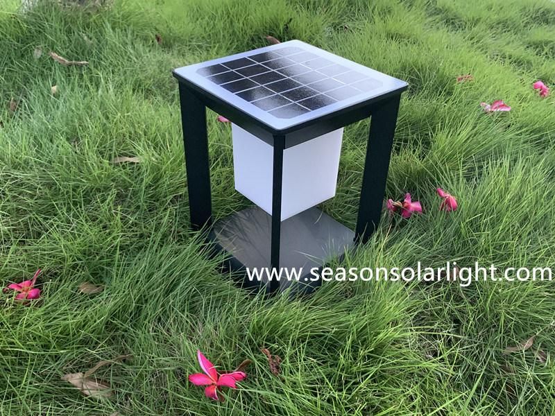 Bright Smart Control Solar Battery Lighting 5W Outdoor Solar Garden Light with LED for Gate Post Lighting