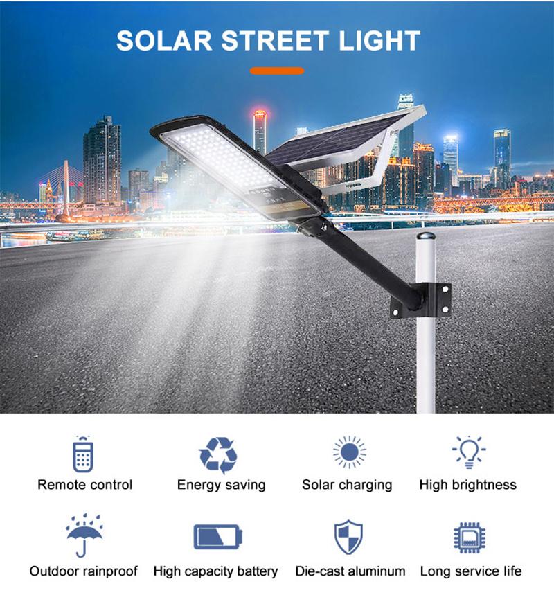 China Energy Saving with Power Display Outdoor Illumination Solar Street Light 80W 120W 300W Solar Light