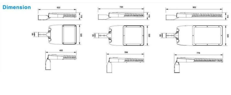 30W Outdoor LED Street Light with ENEC CB SAA Ce Approval LED Street Light