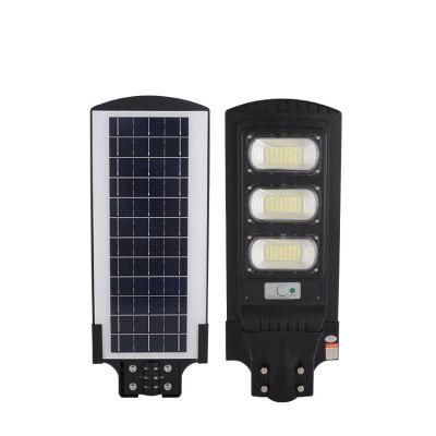 Factory Price High Quality Outdoor Lighting 80W LED Solar Street Lights All in One Integrated