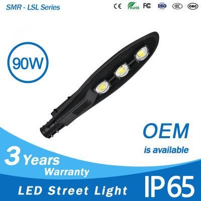 Hot Sell Super Bright Waterproof LED Outdoor Lighting 90W COB Street Light Garden Lights