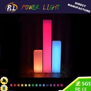 Wedding &amp; Party Decor Plastic Colorful RGB Illuminated LED Pillar
