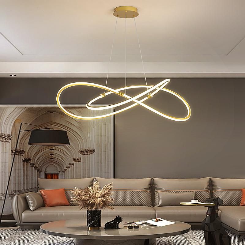 2022 New Product Hot Selling Gold Modern Chandelier Bedroom Pendant Light