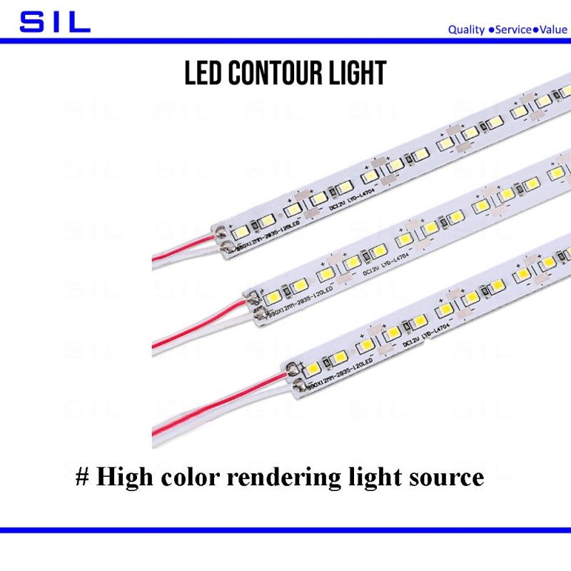 LED Linear Lighting Aluminum Die Casting 12W 24V Multiple Embedded Angle Installation LED Contour Light Wall Wash Light