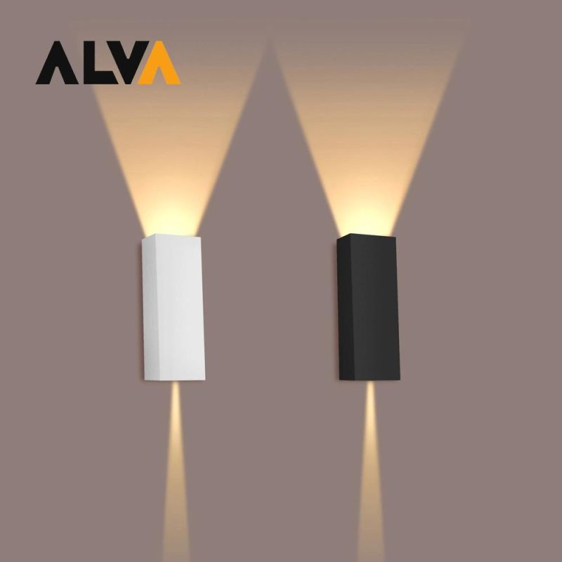 PC DIY up and Down SMD LED Wall Light Plastic Beam Angle Adjustable LED Wall Lamps