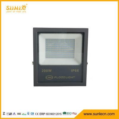 High Power IP66 Waterproof Outdoor Square 200W LED Flood Light