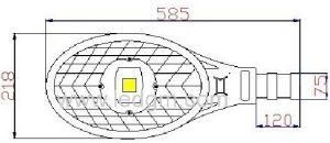 60W Road Lamp IP65 Aluminum LED Street Lights