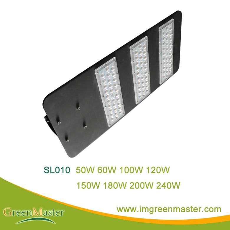 SL010 180W LED Street High Quality Tempered Glass Light