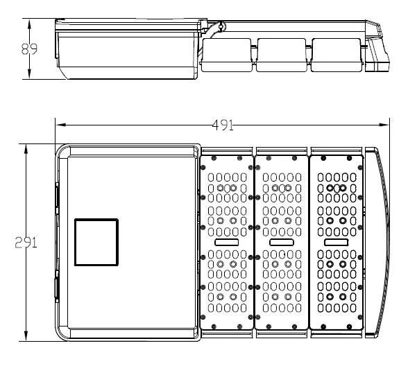 China Supplier High Quality LED Shoebox Lamp Outdoor Fixtures Street Lights (100W/150W/200W/300W)