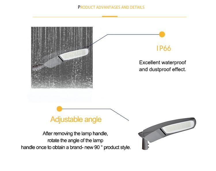 350W High Power Lamp with Frame SMD with Lens Street Light