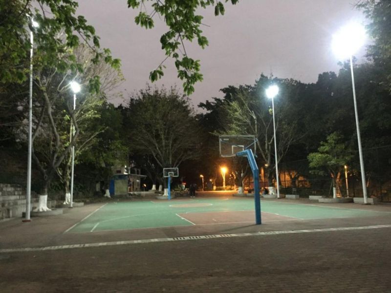 Rugged LED Flood Light Fixtures Universal Aluminum Adapter Adaptor Outside 250W LED Sport Lights User Friendly Mechanical Designing High Power Die-Casting Fit