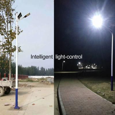 Ala Outdoor Housing Waterproof High Power Dusk to Dawn with Motion Sensor 30W/60W/90W/120W All in One LED Solar Street Light Lamp