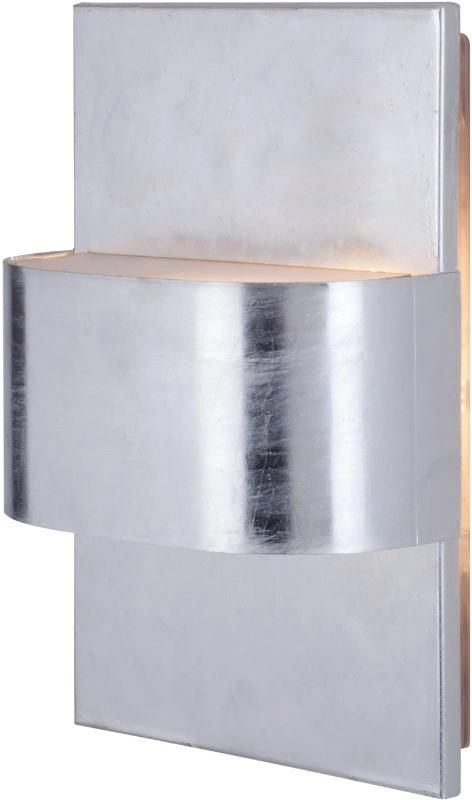 Modren Dusk to Dawn Wall Light Outside Wall Lantern up and Down Lights G9 Base Socket Fixtures Waterproof Outdoor Wall Lamps IP54 (Galvanized & Frosted PC)