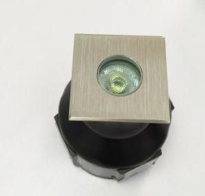 Quality Stainless Steel LED Underground Light with Mounting Sleeve Step Uplight