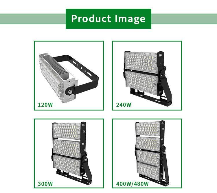 LED Stadium Sports Flood Light 480W for Construction Site with High Brightness