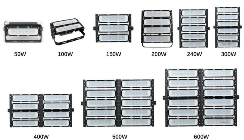 Outdoor IP66 Waterproof 150W 100W 50W LED Light for Tunnel