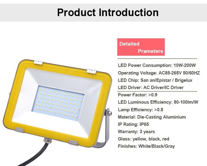 Square LED Outdoor 80W High Power Flood Lamp with Ultra-Thin (SLFAP38)